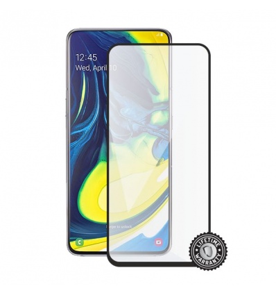 Screenshield SAMSUNG A805 Galaxy A80 Tempered Glass protection (full COVER black)