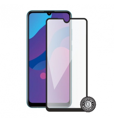 Screenshield HONOR 9A Tempered Glass protection (full COVER black)