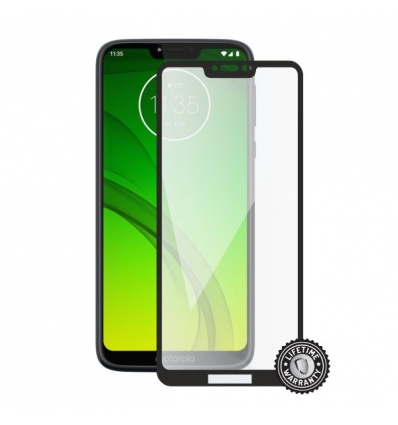 Screenshield MOTOROLA Moto G7 Power XT1955 Tempered Glass protection (full COVER black)