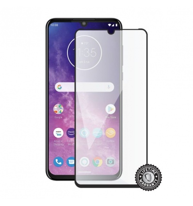 Screenshield MOTOROLA One Zoom XT2010 Tempered Glass protection (full COVER black)