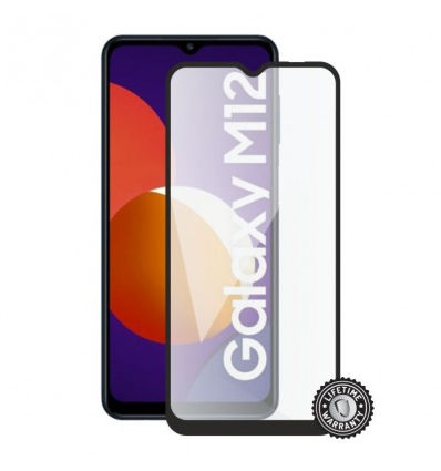 Screenshield SAMSUNG M127 Galaxy M12 (full COVER black) Tempered Glass protection