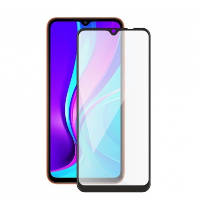 Screenshield XIAOMI Redmi 9C (full COVER black) Tempered Glass Protection