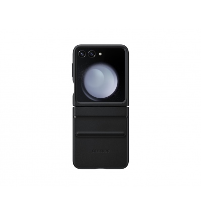 Samsung Zadní kryt z eko kůže pro Galaxy Z Flip5 Black