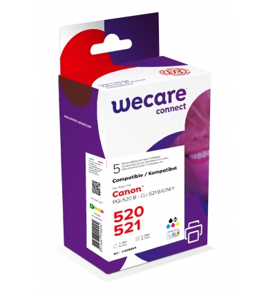 WECARE ARMOR ink sada kompatibilní s Canon PGI-520,CLI-521, PBCMY