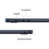 Apple MacBook Air 15"/M4/15,3"/2880x1864/16GB/256GB SSD/M4/Sequoia/Midnight/1R