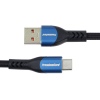 PremiumCord SuperFast 5A USB-C - USB-A 2.0, 0,5m