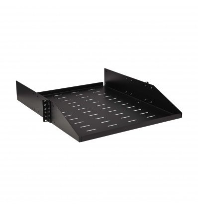 Police pevná SmartRack 2U, nosnost 45kg, hloubka 546mm, montáž univerzální, odvětrávaná