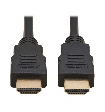 Kabel HDMI vysokorychlostní, digitální video+zvuk, UHD 4K (Samec/Samec), černá, 7.62m
