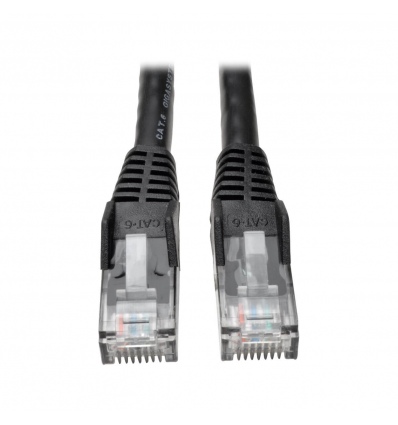 Ethernetový kabel Cat6 Gigabit Snagless Molded (UTP) (RJ45 Samec/Samec), černá, 3.05m