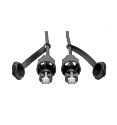 Ethernetový kabel odolný IP68, Cat5e/Cat6 STP (RJ45 Samec/Samec), 15.24m