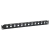 Patch Panel 12-Port 1U Rack Nestíněný, Keystone/Multimedia, RJ45 Ethernet, USB, HDMI, Cat5e/6
