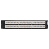 Patch panel pro montáž do racku 2U, 48x Cat6/Cat5 568B, RJ45 Ethernet