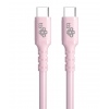 TB USB C - USB C 60W Jelly kabel 1m růžový
