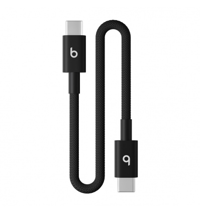Beats USB-C / USB-C Woven Cable (20cm)- Bolt Black