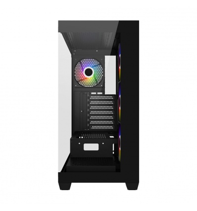 FSP M340-BA/Midi Tower/Transpar./Černá