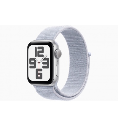 Apple Watch SE/40mm/Silver/Sport Band/Blue Cloud