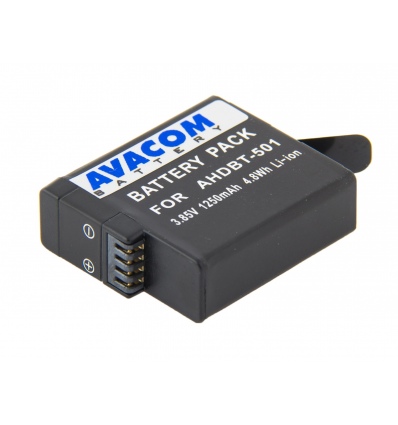 Baterie AVACOM pro GoPro AHDBT-501 Li-Ion 3.85V 1250mAh 4.8Wh