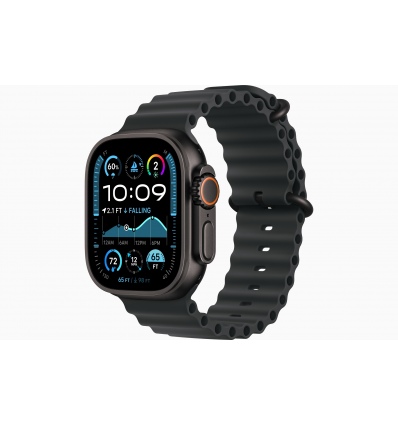 Apple Watch Ultra 2/49mm/Black/Sport Band/Black Ocean