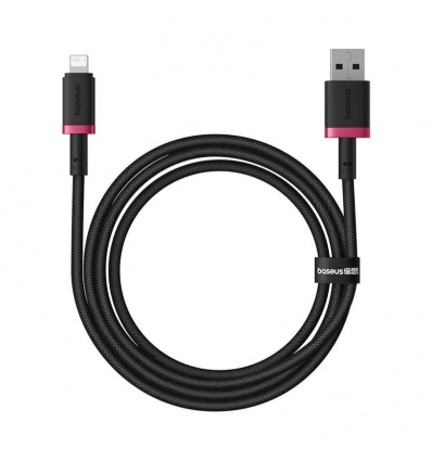 Baseus Rychlonabíjecí kabel Dura USB/Lightning 1m 2.4A červeno černý