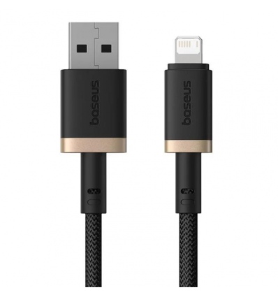 Baseus Rychlonabíjecí kabel Dura USB/Lightning 1m 2.4A černo zlatý