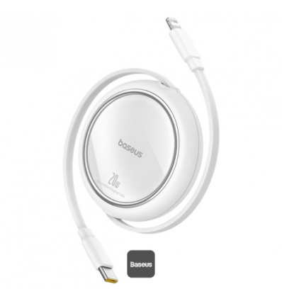 Baseus Datový kabel Free2Pull USB-C/Ligtning 1m 20W bílý