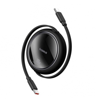 Baseus Datový kabel Free2Pull mini USB-C/USB-C 1,5m 100W černý