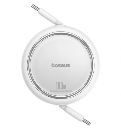 Baseus Datový kabel Free2Draw mini USB-C/USB-C 1m 100W bílý