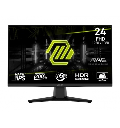 MSI MAG/242F/23,8"/IPS/FHD/200Hz/0,5ms/Black/2R