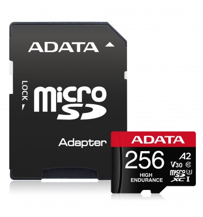 ADATA 256GB MicroSDXC UHS-I U3 V30S HIGH + adapter