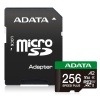 ADATA 256GB MicroSDXC UHS-I U3 V30 + adapter