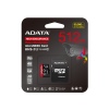ADATA 512GB MicroSDXC UHS-I U3 V30S HIGH + adapter