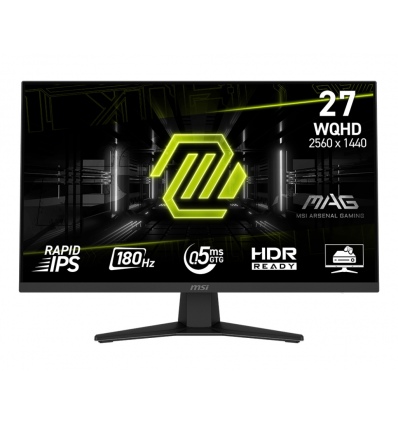 MSI MAG/274QF/27"/IPS/QHD/180Hz/0,5ms/Black/2R