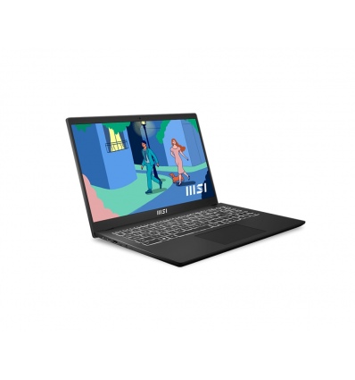 MSI Modern/15 B12M-427CZ/i5-1235U/15,6"/FHD/16GB/512GB SSD/Iris Xe/W11H/Black/2R