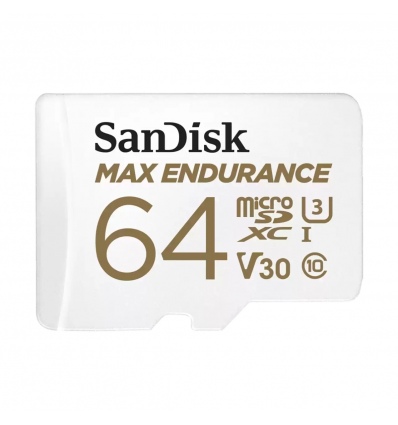 SanDisk Max Endurance/micro SDXC/64GB/100MBps/UHS-I U3 / Class 10/+ Adaptér