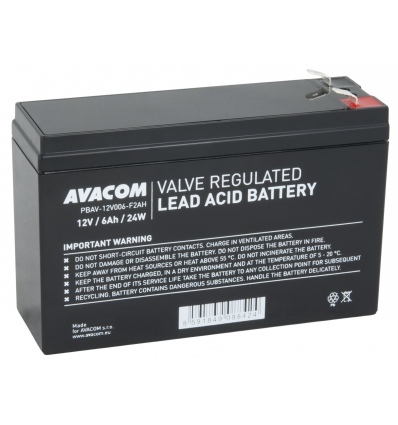 AVACOM baterie 12V 6Ah F2 HighRate (PBAV-12V006-F2