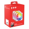 Adata XPG Vento R 120mm fan RGB bílý PWM 3pack