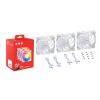 Adata XPG Vento 120mm fan ARGB bílý PWM 3 pack