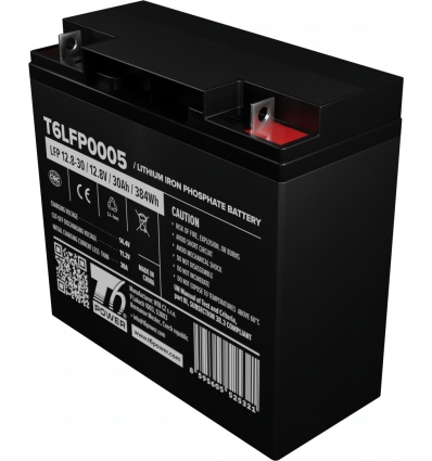 Baterie T6 Power LiFePO4, 12.8V, 30Ah, 384Wh, Bluetooth, T12