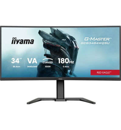 iiyama G-Master/GCB3484WQSU-B1/34"/VA/wQHD/100Hz/0,4ms/Black/3R