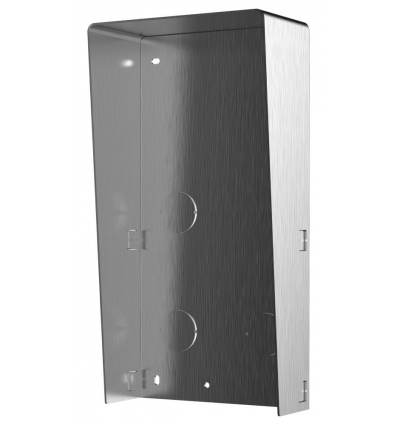 Hikvision DS-KABD8003-RS2/S - Kryt proti dešti a slunci pro 2-modulový interkom nerez