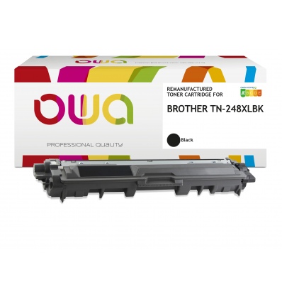 OWA Armor toner kompatibilní s Brother TN-248XL BK, 3000st, černá/black