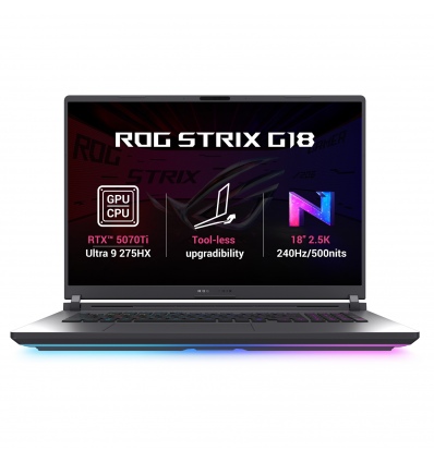 ASUS ROG Strix G18/G815LR-NEBULA002W/U9-275HX/18"/2560x1600/32GB/1TB/RTX 5070Ti/W11H/Gray/2R