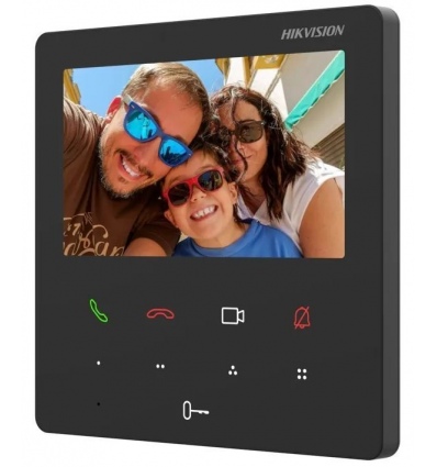 Hikvision DS-KH6110-WE1/Alarm - Vnitřní IP stanice s 4,3" dotykovou TFT obrazovkou, PoE, Alarm