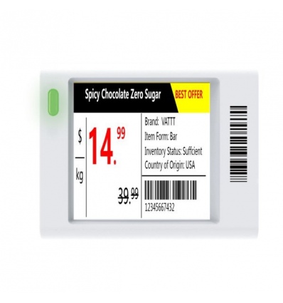 Dahua ESL-E4015A-N elektronický štítek/ 1,54" 200x200/ 44,5 x 35,9 x 12,1mm/ 4 barvy/ NFC