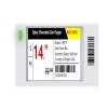 Dahua ESL-E4015A-N elektronický štítek/ 1,54" 200x200/ 44,5 x 35,9 x 12,1mm/ 4 barvy/ NFC