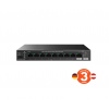 Tenda TEG1110PF-8-120W PoE+ AT switch 8xPoE 802.3af/at + Uplink RJ45 + SFP port, 110W, PoE+, fanless