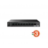 Tenda TEG1110PF-8-120W PoE+ AT switch 8xPoE 802.3af/at + Uplink RJ45 + SFP port, 110W, PoE+, fanless