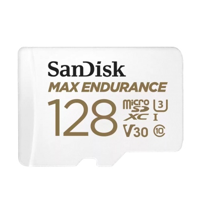 SanDisk MAX ENDURANCE microSDHC 128GB + adaptér
