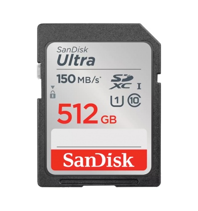 SanDisk Ultra SDXC 512GB 150MB/s Class10 UHS-I