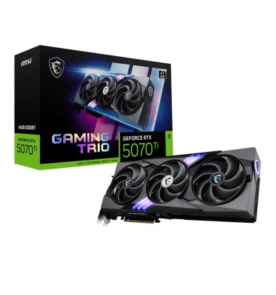 MSI GeForce RTX 5070 Ti TRIO PLUS/Gaming/16GB/GDDR7